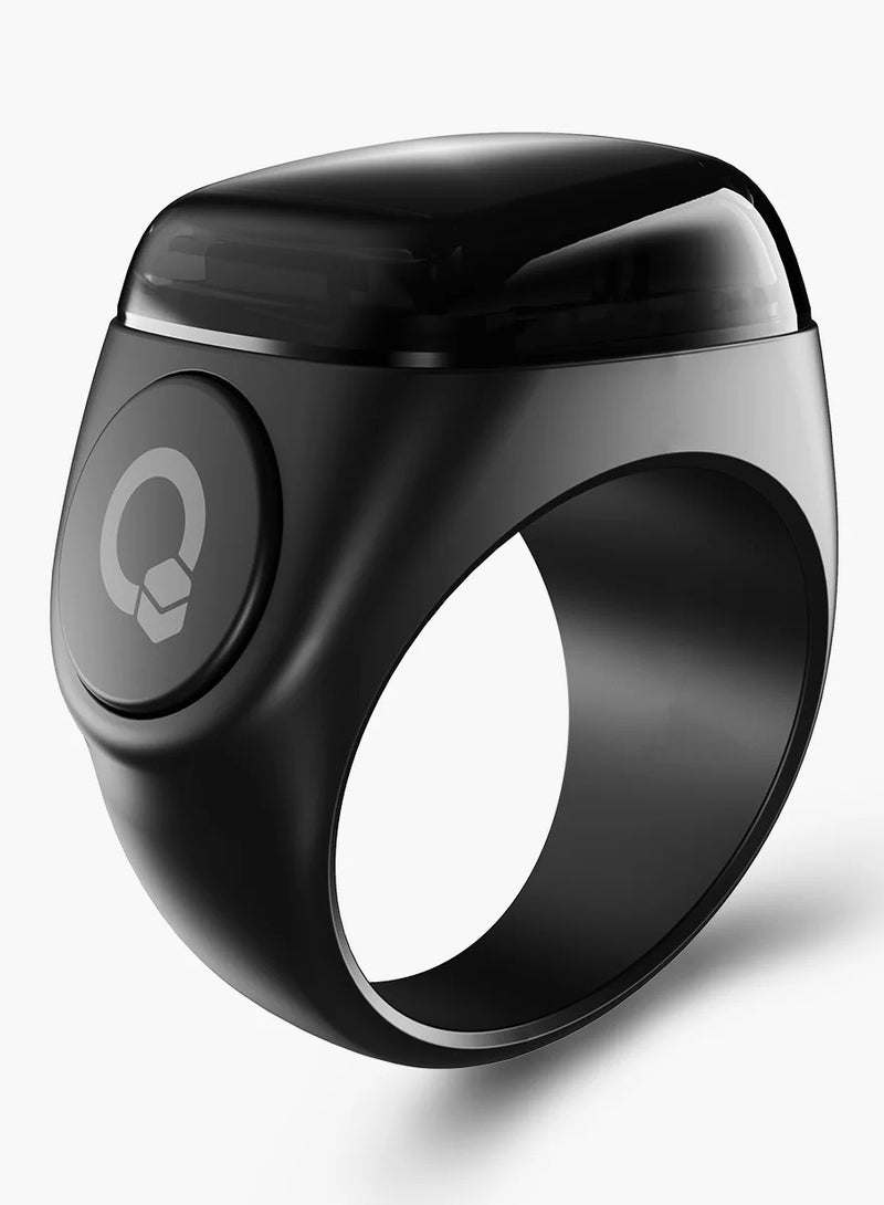 Digital Counter Tasbeeh, IQIBLA SMART Smart Zikr Ring Noor 20mm Black, World's first Muslim, IQIBLA SMART SMART Ring