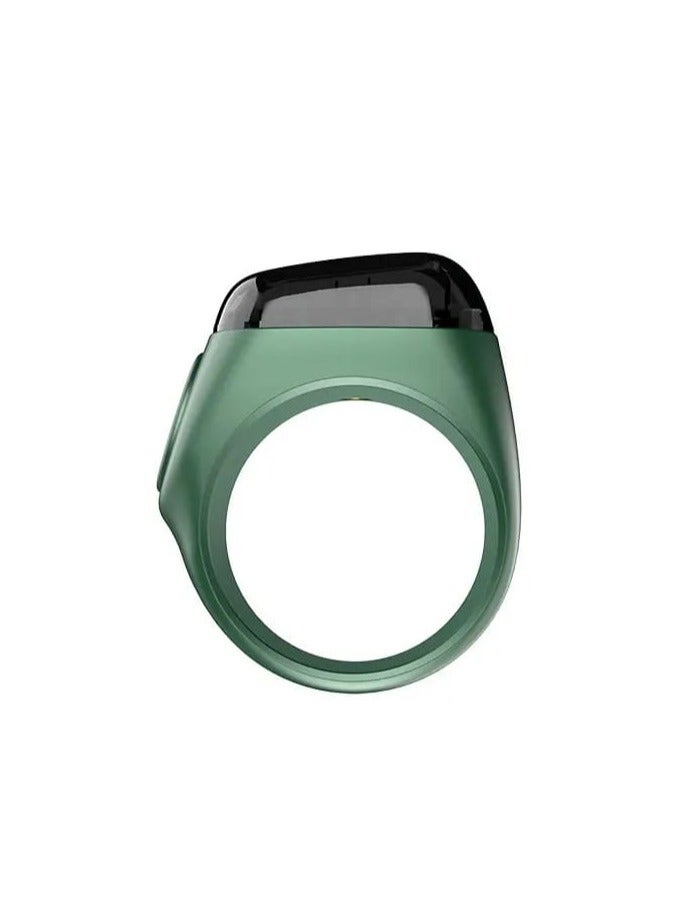 Digital Counter Tasbeeh, IQIBLA SMART SMART Zikr Ring Noor 20mm Green, World's first Muslim, IQIBLA SMART SMART Zikr Ring