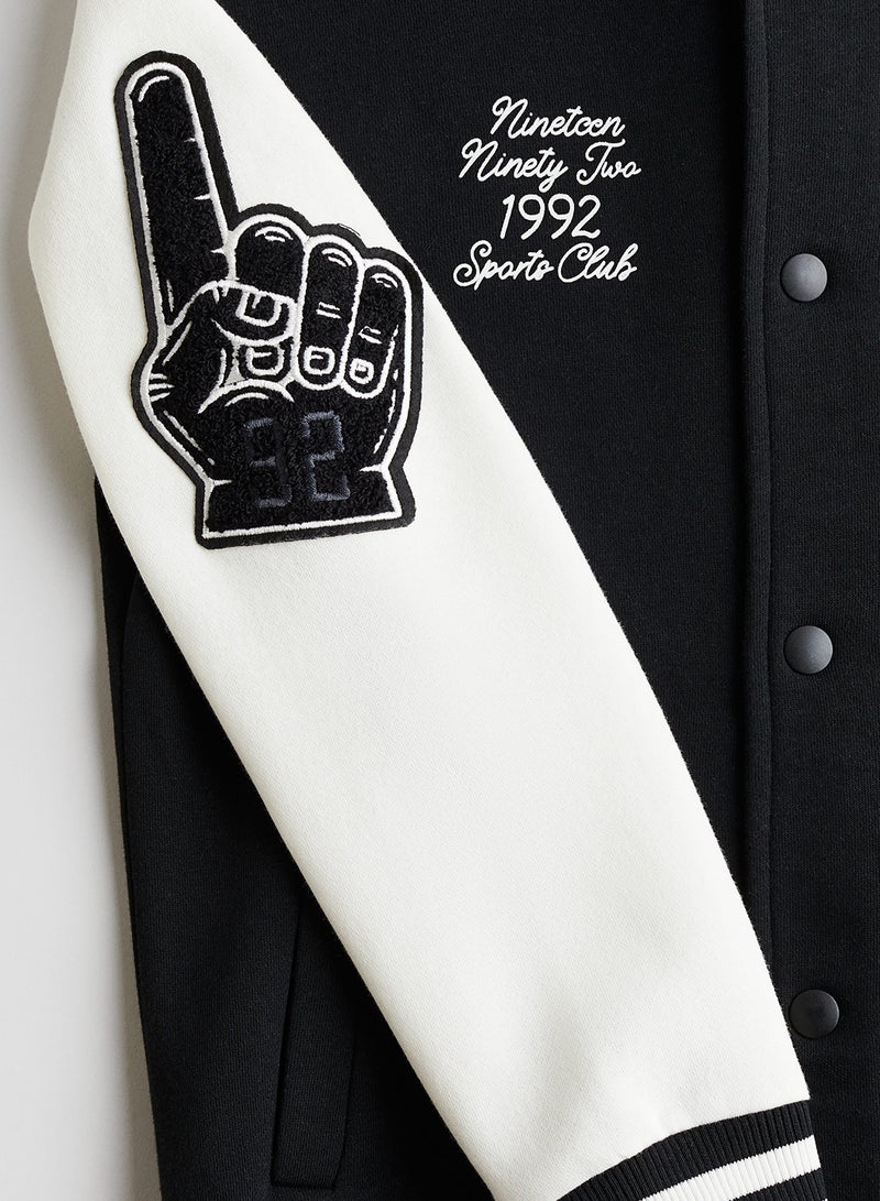 Sweatshirt Baseball Jacket