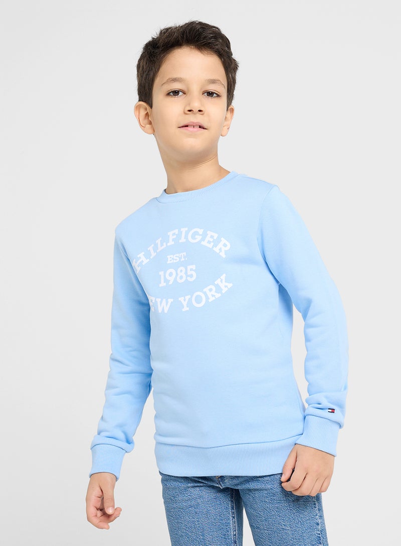 MONOTYPE FLOCK REG SWEATSHIRT