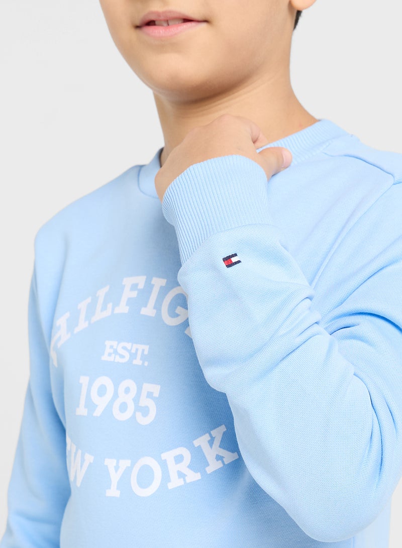 MONOTYPE FLOCK REG SWEATSHIRT