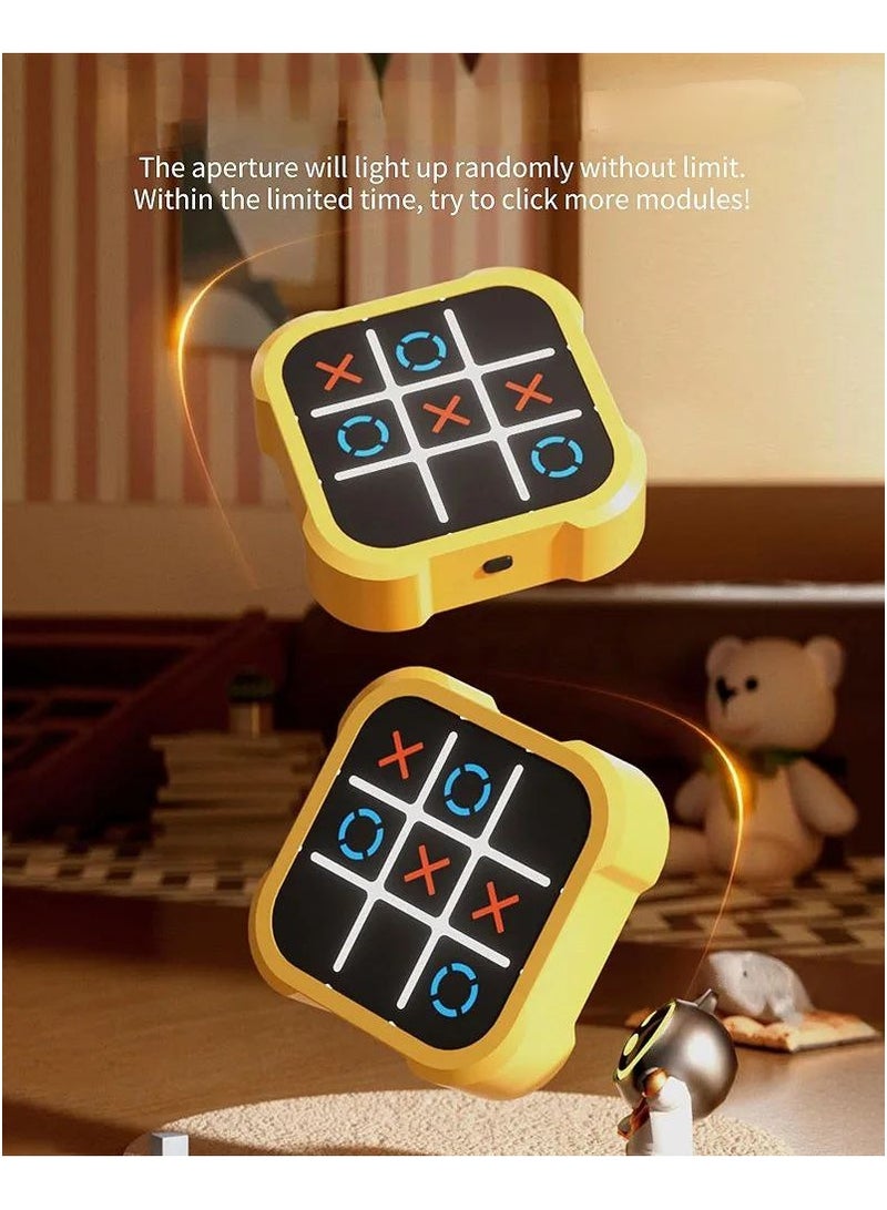 Tic Tac Toe Toy Board Game 4-In-1 Puzzle Game Console Offers An Extreme Handheld Gaming Experience For Children Combining Classic Tic Tac Toe With Additional Fun Variations For Hours Of Entertainment.