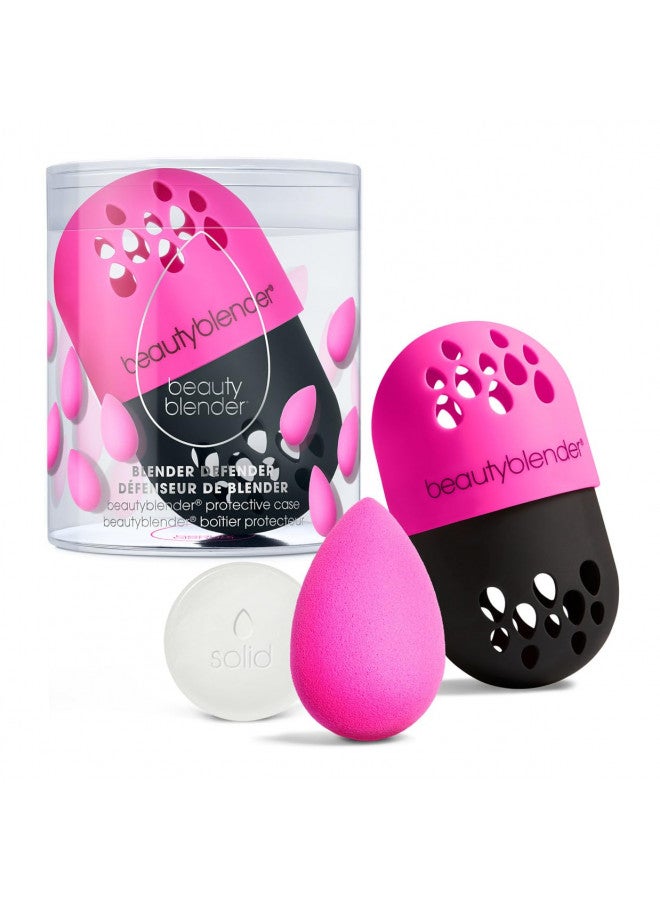 beautyblender Discovery Kit - Makeup Sponge & Makeup Sponge Cleaner, Portable Protection Case, Professional Blending Application, Vegan & Cruelty Free, Made in the USA