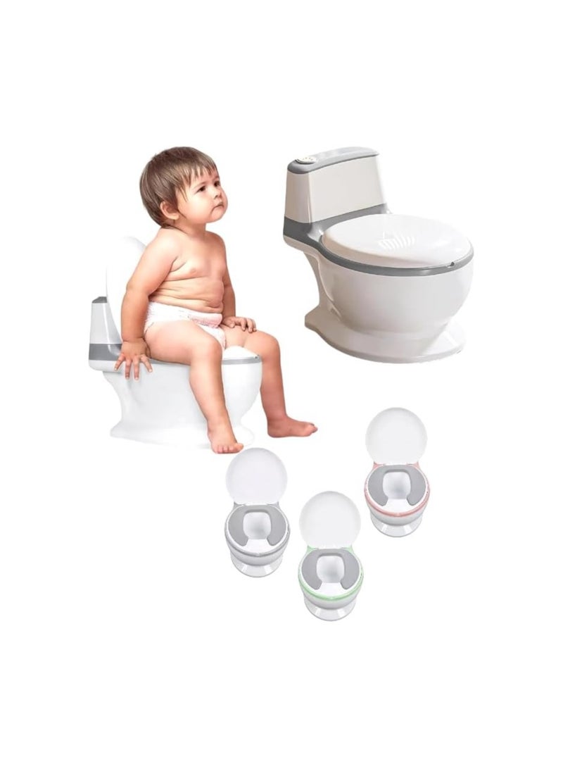 Children Toilet Safe Removable Potty Pot Portable Kids Potty Training Seat CREAM