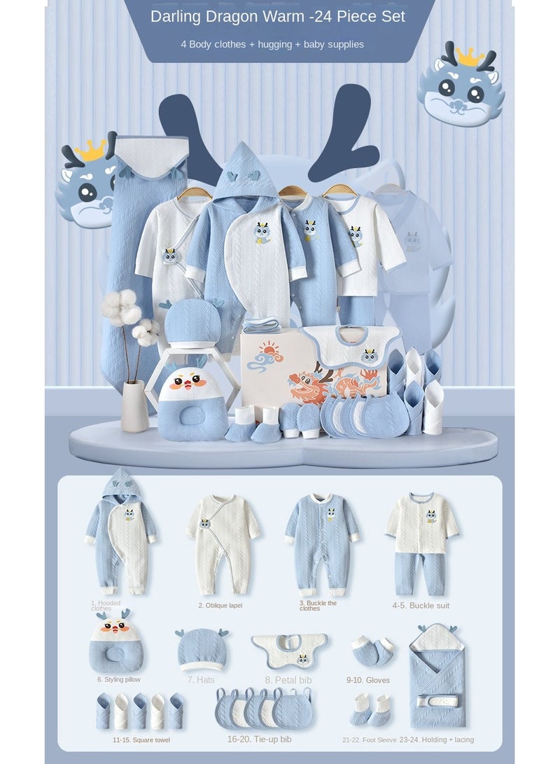 Newborn Baby Gifts Set Newborn Layette Gifts Set Baby Boys Gifts Premium Cotton Baby Clothes Accessories Set