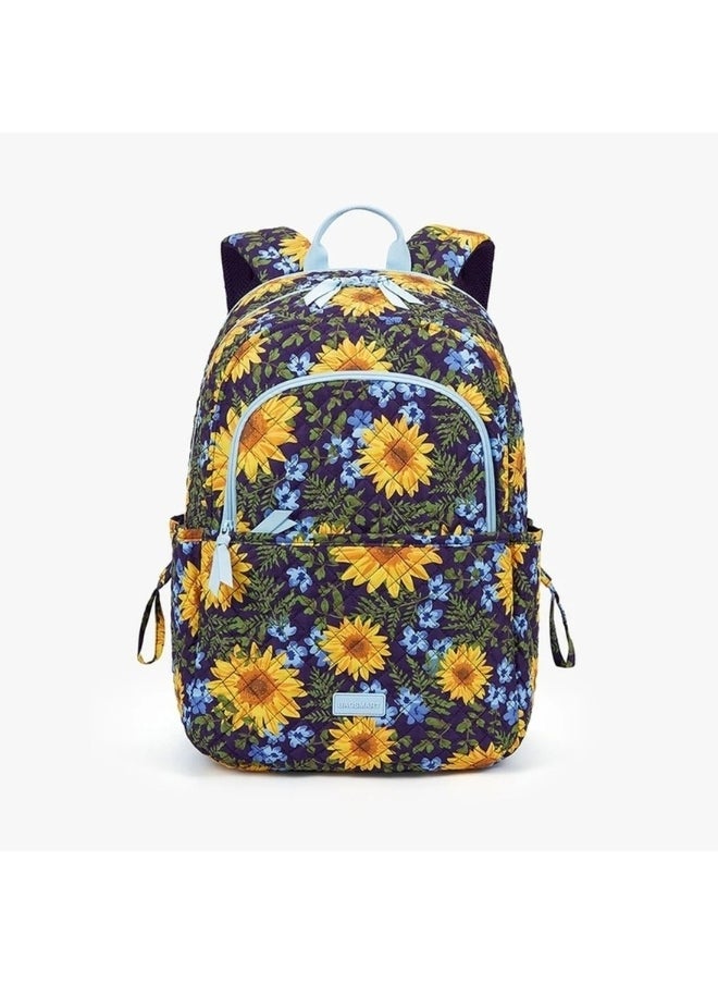 BAGSMART Sunflower Rhapsody The Wanderland Bonchemin 15.6 Inch Campus Backpack