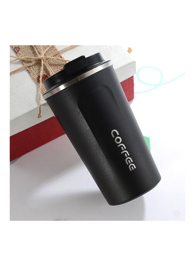 Double Stainless Steel Coffee Mug Black