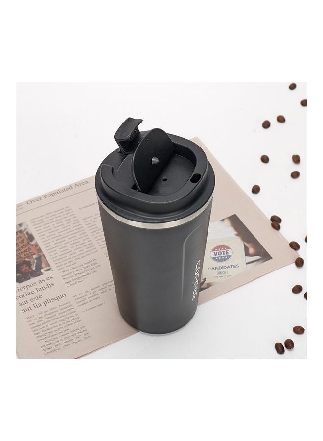 Stainless Steel Coffee Mug with Double Wall Insulation Black