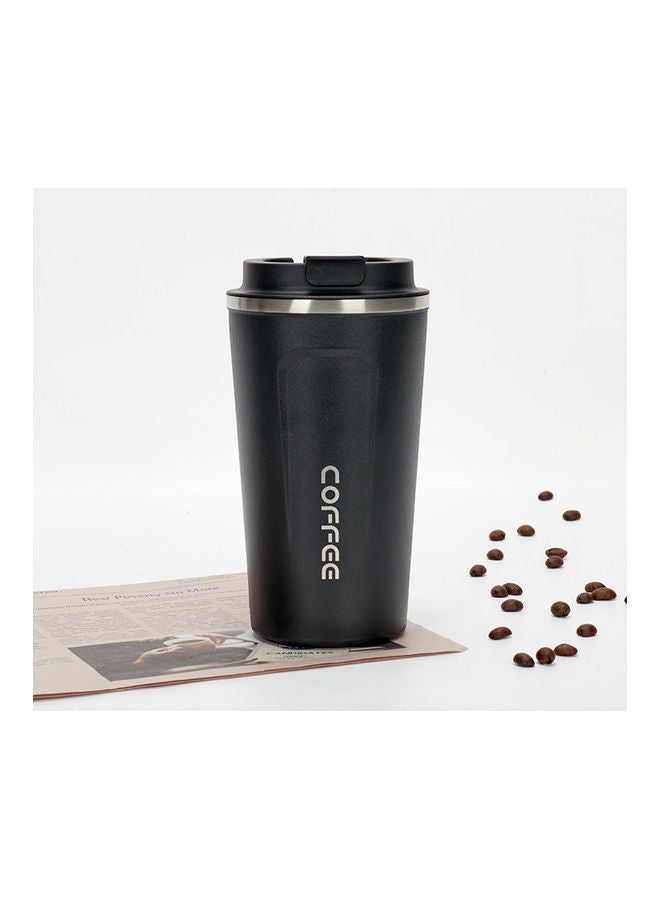 Stainless Steel Coffee Mug with Double Wall Insulation Black