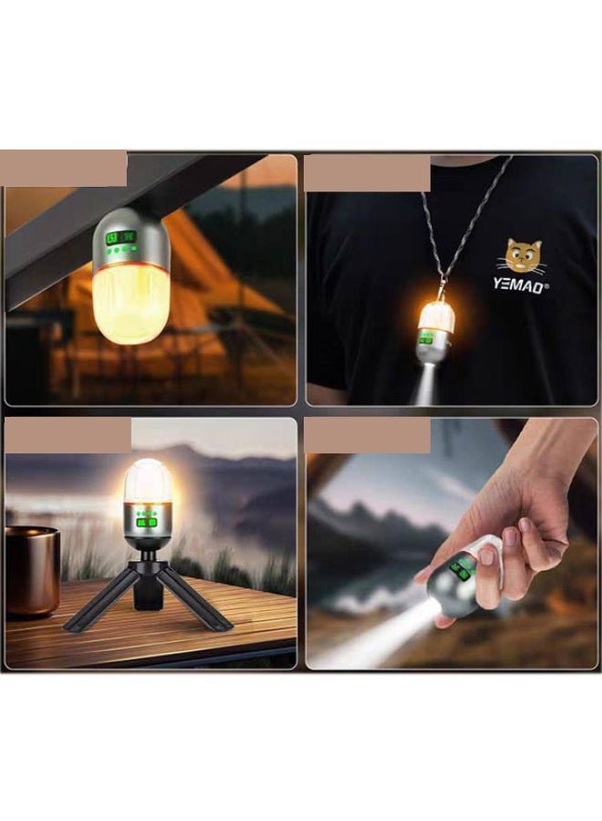 New Camping Light Magnetic Waterproof YM-B81Small Camping Lamp With Stand Flashlight Camping Light Camping Hiking Emergency