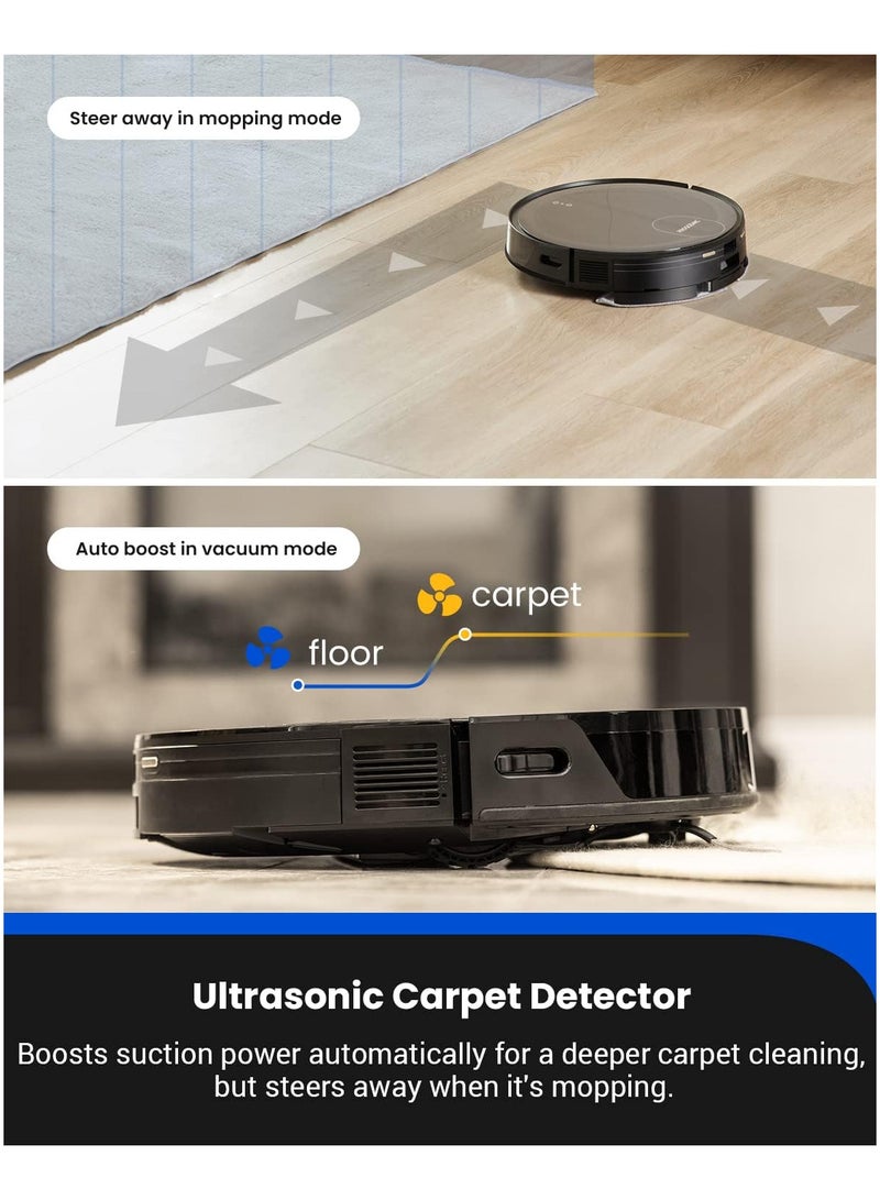 X1 Robot Vacuum Cleaner with Mop, 3000pa, integrated LiDAR Navigation Robot with the 2.5L Self-Emptying Technology, APP & Alexa Control for Cleaning Pet Hair/Dust/Hard Floor/Low Pile Carpet