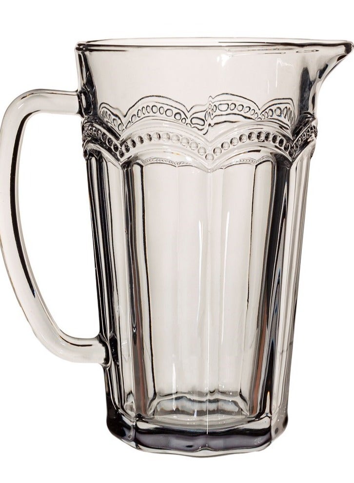 Clarisse Glass Jug  Grey