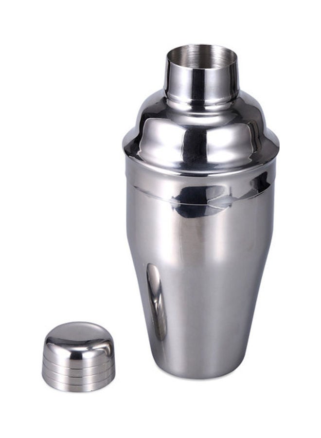 Stainless Steel Cocktail Shaker Silver