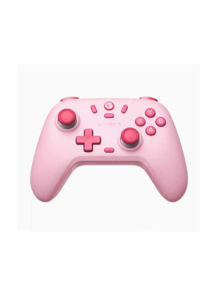 Classic Wireless Gamepad GameSir Nova Lite Bluetooth Multiplatform Game Controller for PC, Steam, Switch, iOS, Android Play Black Myth Wukong Peach Pink