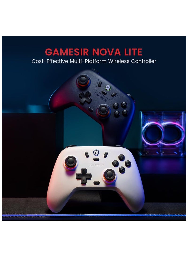 Classic Wireless Gamepad GameSir Nova Lite Fantastic Color 2.4G Receiver Multiplatform Game Controller for PC, Steam, Switch, iOS, Android Play Black Myth Wukong Mint Green