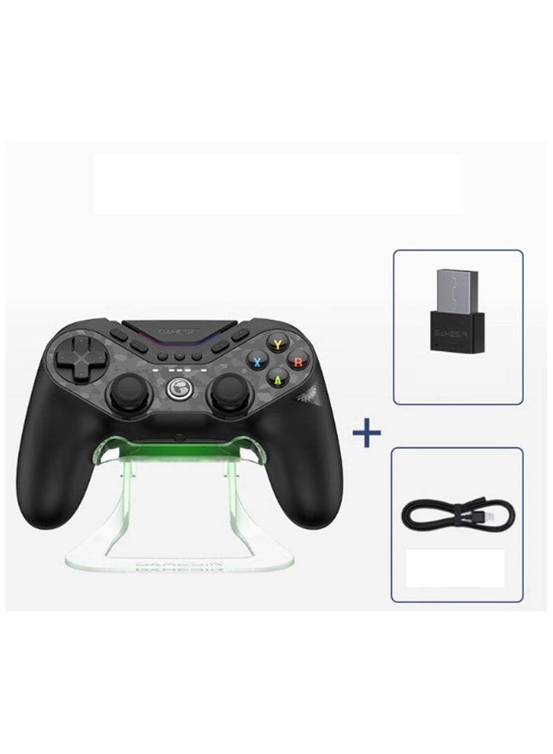 Classic Gamepad GameSir Tarantula Pro Wireless Controller for Switch/PC/iOS/Android with Charging Dock, Bluetooth 2.4G Wired Controller with Anti-Drift TMR Sticks, 9 Mappable Buttons, RGB Lighting,1200mAh, ABXY Layout Switching