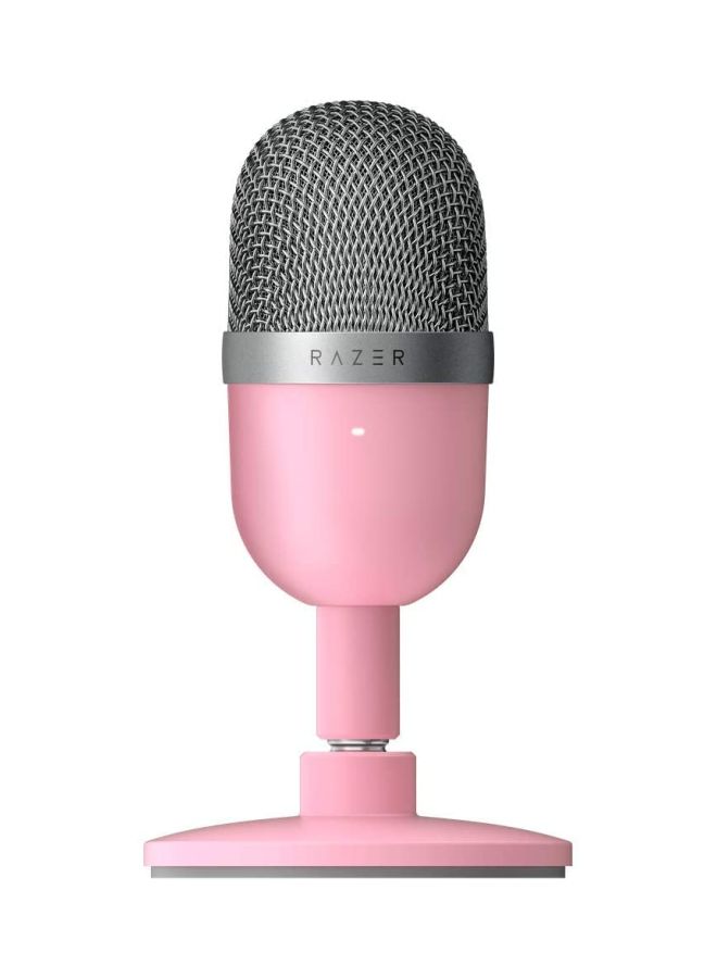 Seiren Mini Ultra-Compact Condenser Microphone PAA3593P_P Pink/Grey