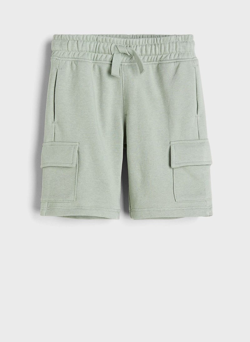 Kids Pocket Detail Cargo Swheatshorts