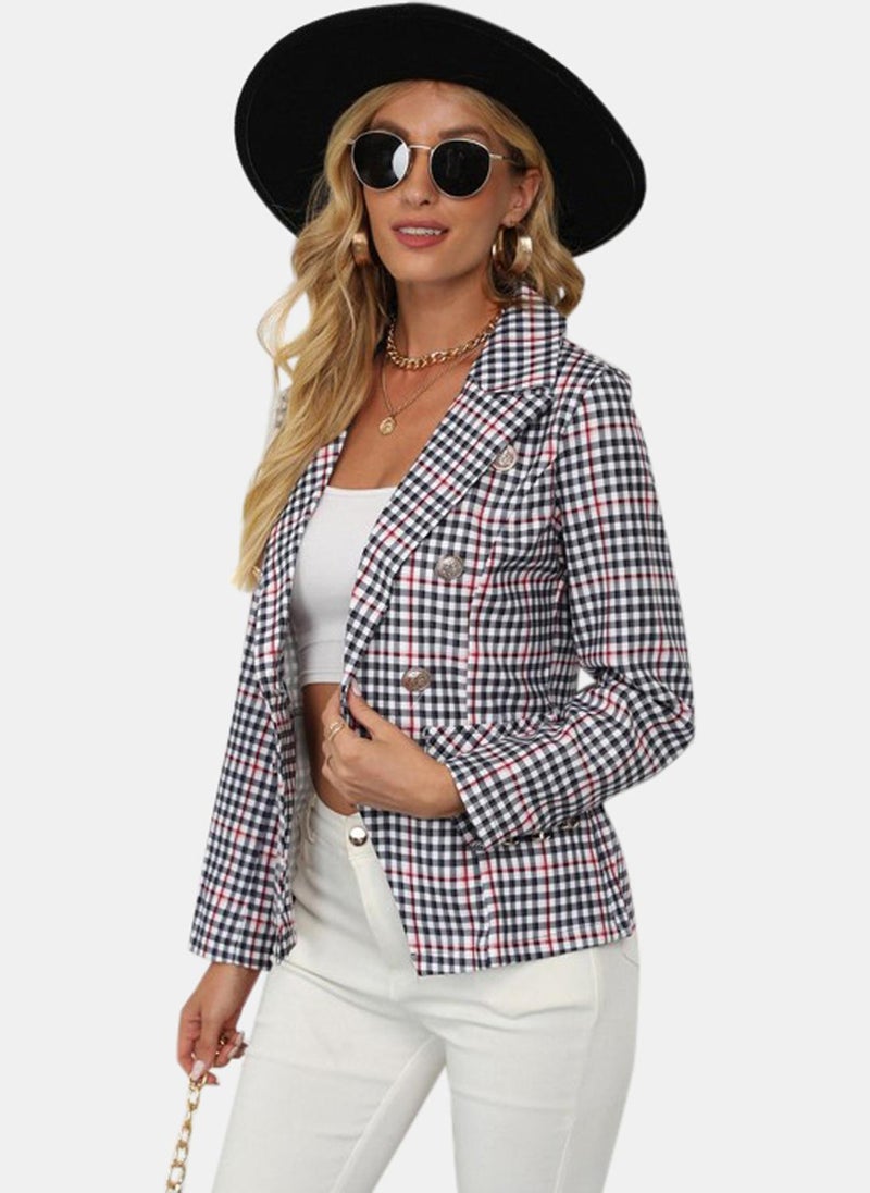 Pink Checkered Jacket