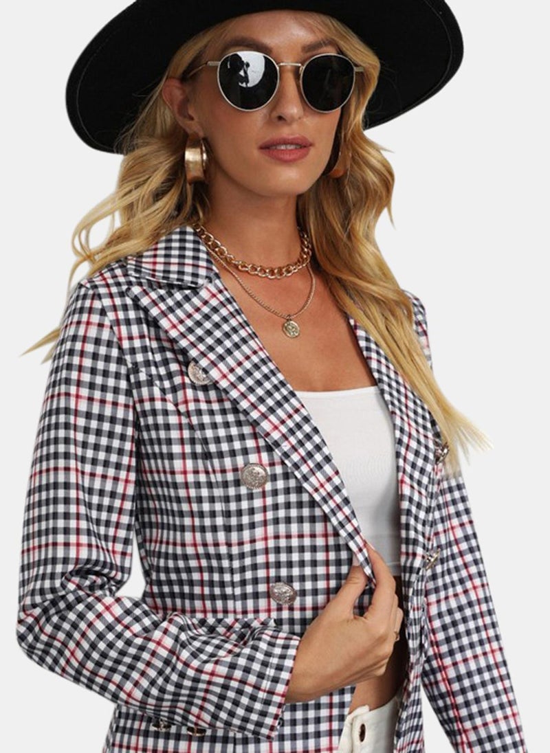 Pink Checkered Jacket