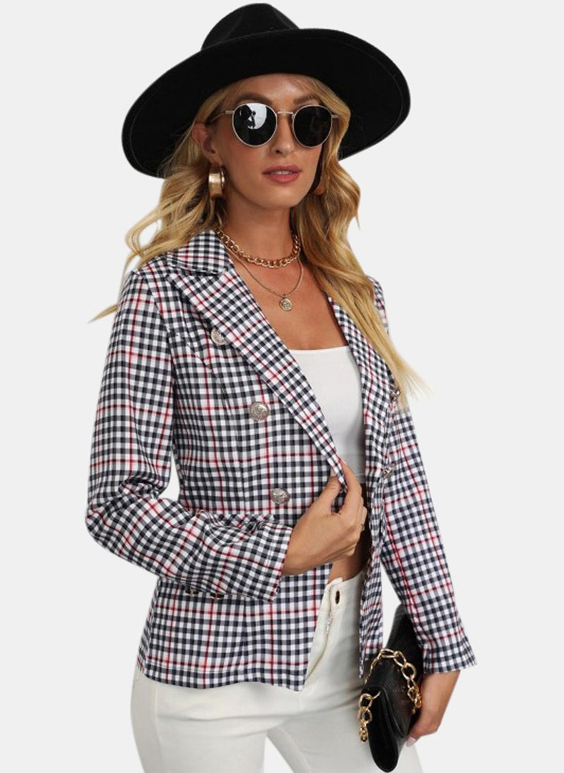 Pink Checkered Jacket