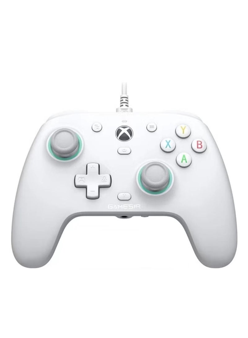 Classic Gamepad GameSir G7se Wired Game Controller for Xbox Series X/S, Xbox One, Windows 10/11 Plug Steam and Play Gaming Gamepad with Hall Effect Joysticks/Hall Trigger White