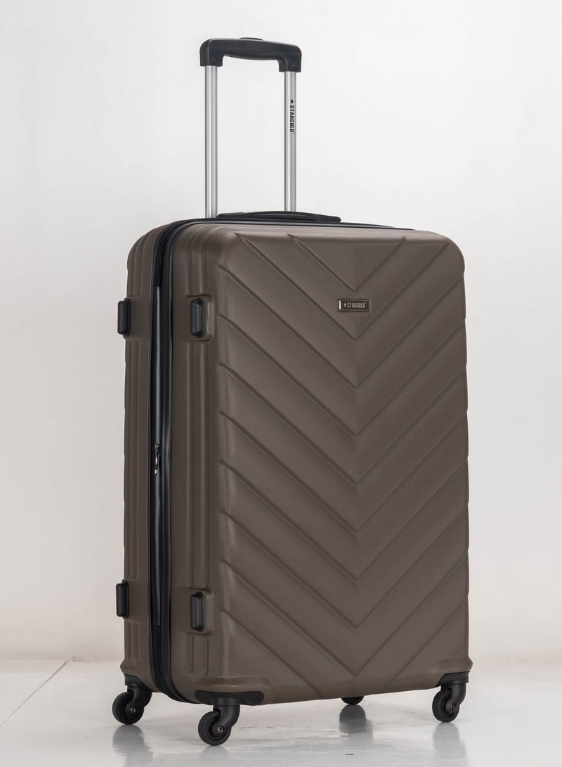 4 Pack Of Hardside Spinner Number Locked Luggage Trolley
