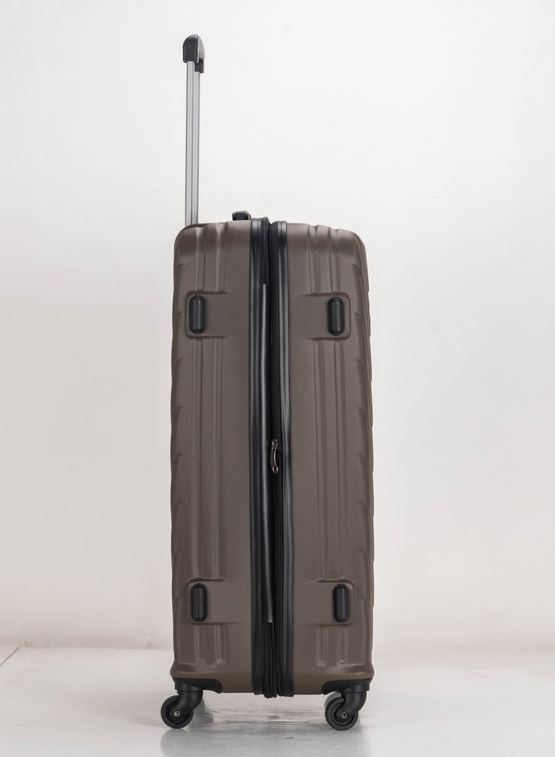 4 Pack Of Hardside Spinner Number Locked Luggage Trolley