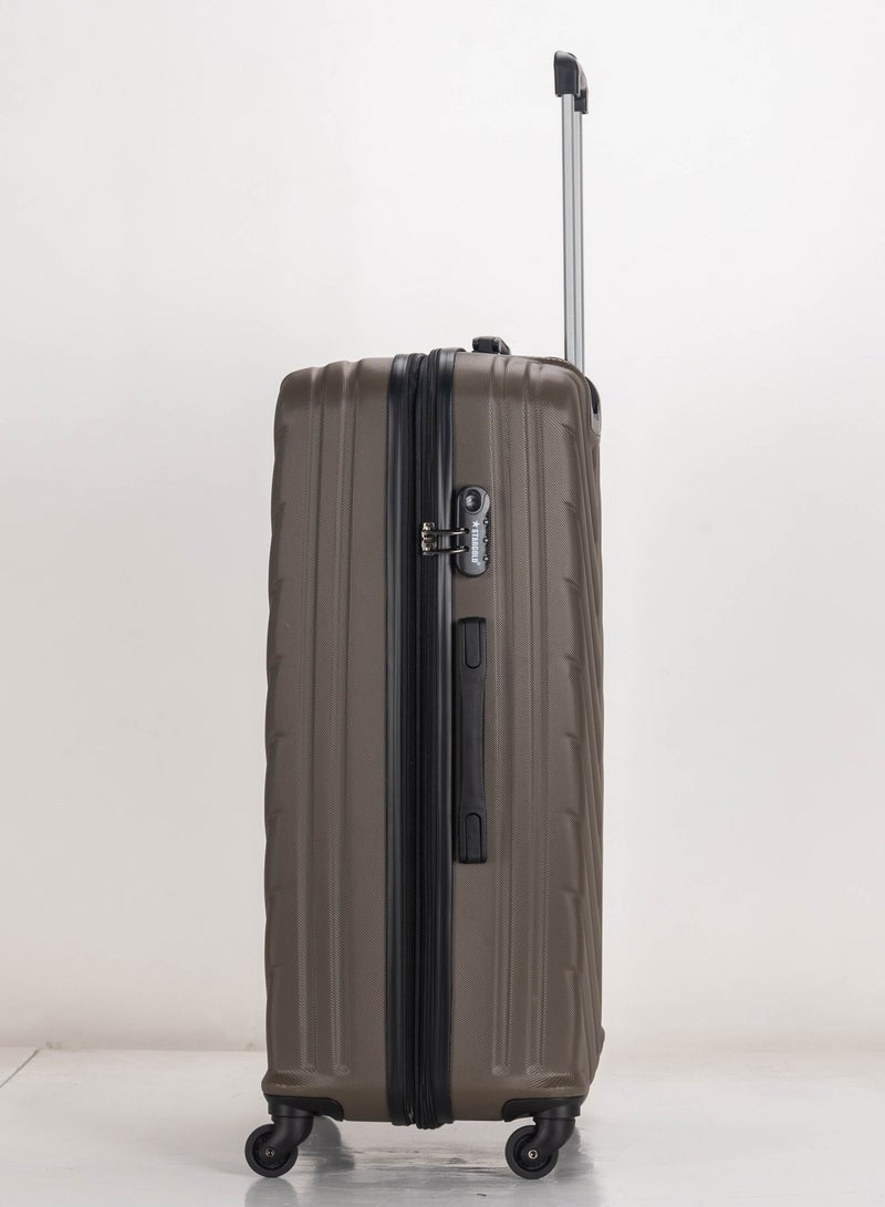 4 Pack Of Hardside Spinner Number Locked Luggage Trolley
