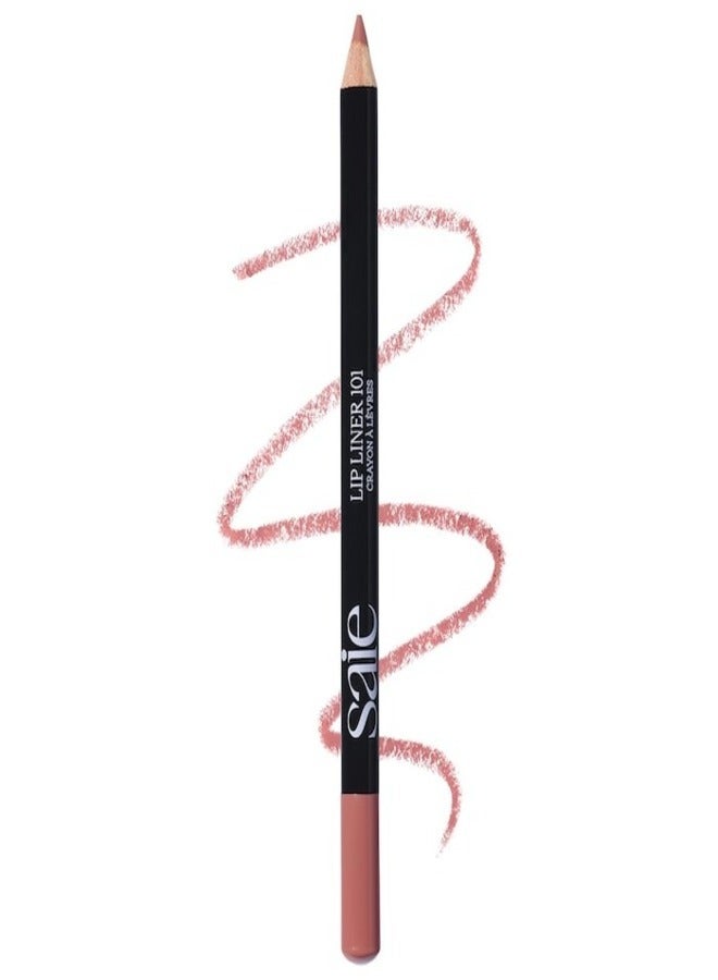 SAIE Lip Liner 101 - Nourishing & Defining Lip Pencil , Wink - nude pink 1.1g