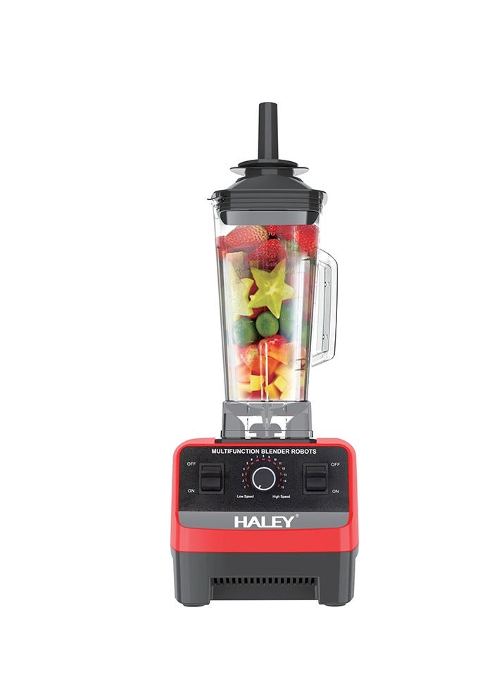 Wtrtr HALEY 2.5L Jar Blender Heavy Duty Commercial Electric Mixer Blender, Professional Grade Blender, Heavy Duty Blender (RED) With 2 Years Warranty