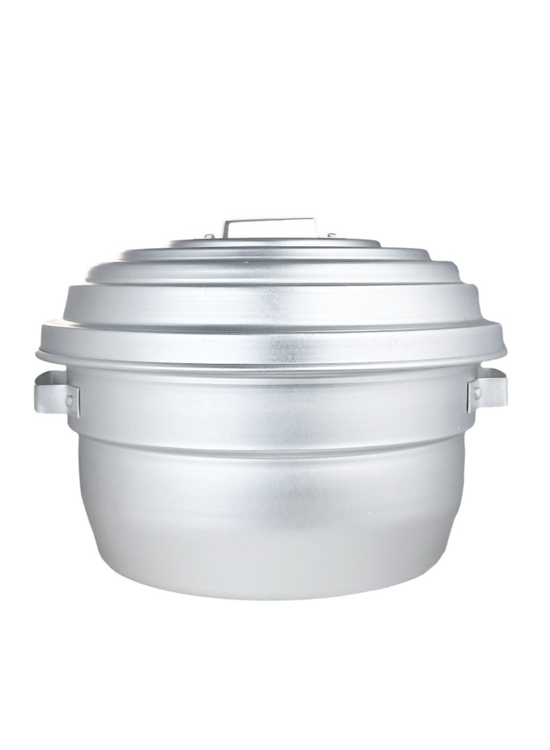 12 Pit Idly Pot Steamer Aluminium Silver