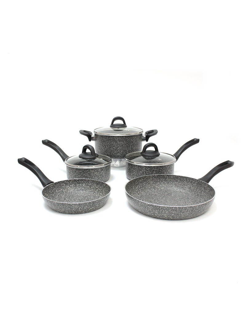 Granite 8-Piece Cookware Set Lavilla Prime Series Premium Quality Cookware, Made in Turkey