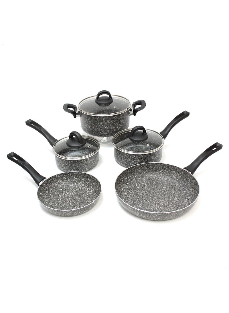 Granite 8-Piece Cookware Set Lavilla Prime Series Premium Quality Cookware, Made in Turkey