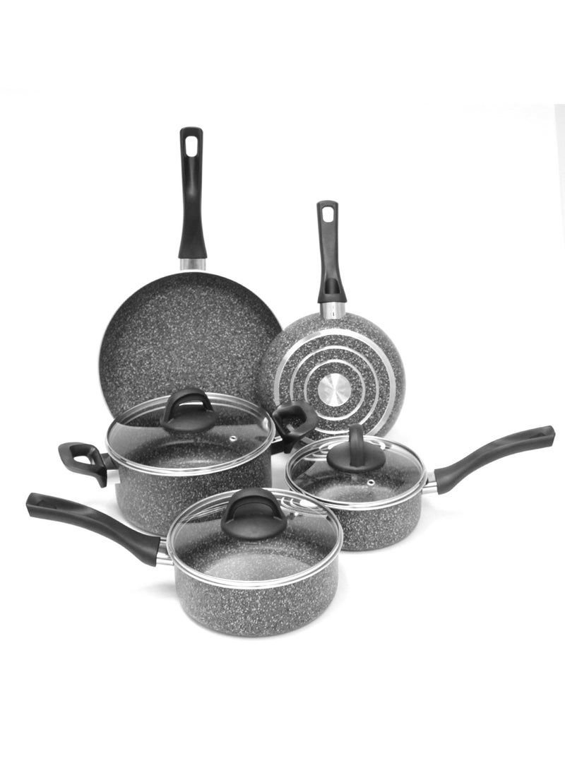 Granite 8-Piece Cookware Set Lavilla Prime Series Premium Quality Cookware, Made in Turkey