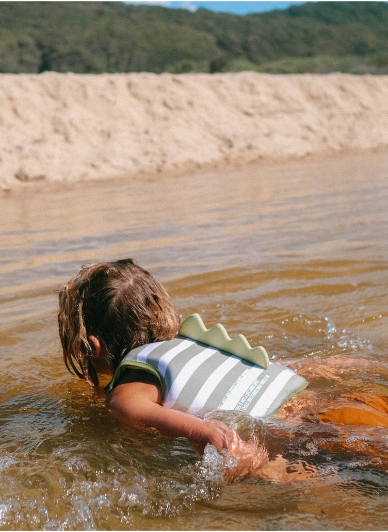 Kids Swim Vest 1-2 Into the Wild Khaki