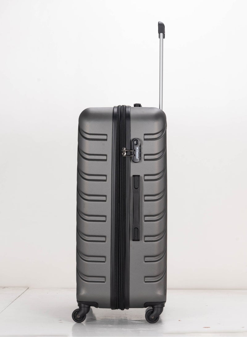 4 Pack Of Hardside Spinner Number Locked Luggage Trolley