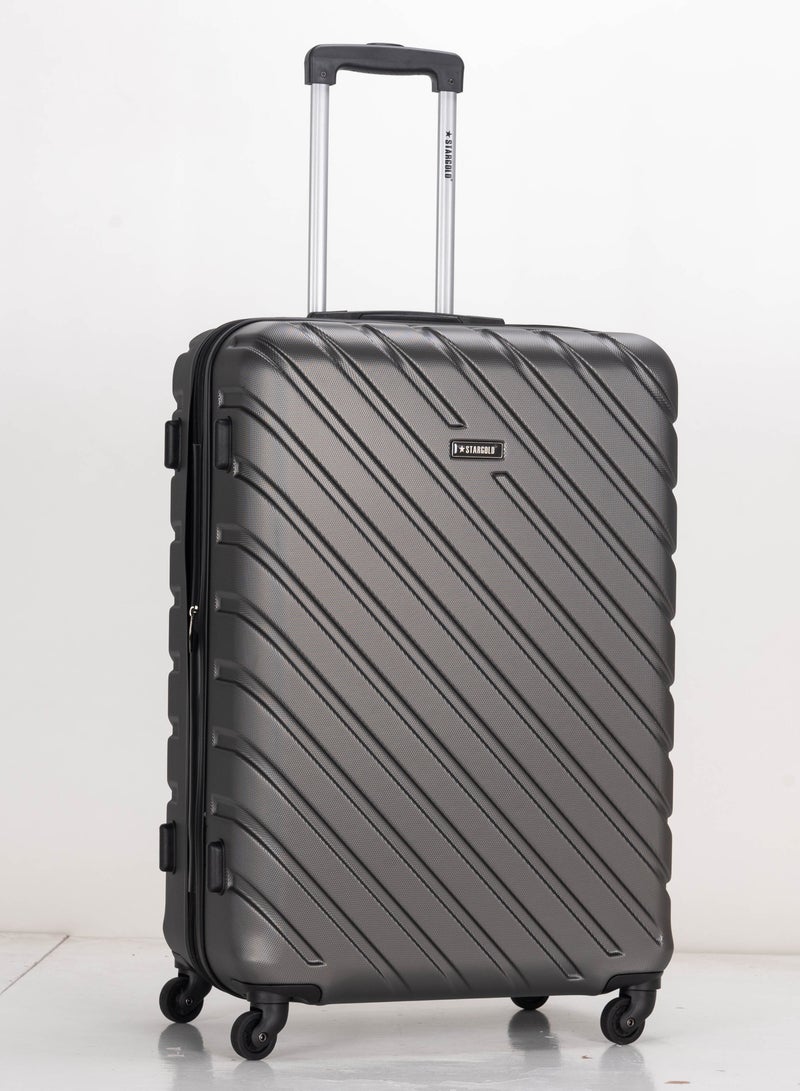 4 Pack Of Hardside Spinner Number Locked Luggage Trolley