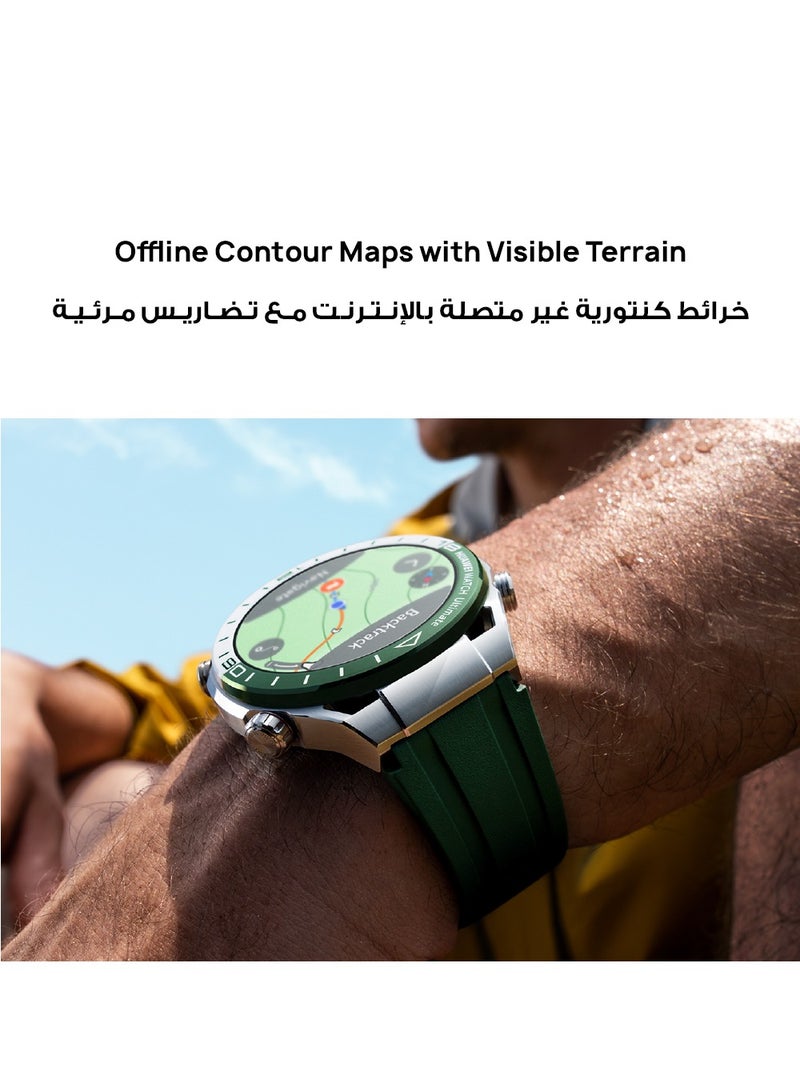 Watch Ultimate Smartwatch, Zirconium-Based Liquid Metal, Data-Driven Health Monitoring, Golf Course Mode, Offline Contour Maps, 100-Metre Water Resistance, Two-Week Battery Life, Ios & Android Green