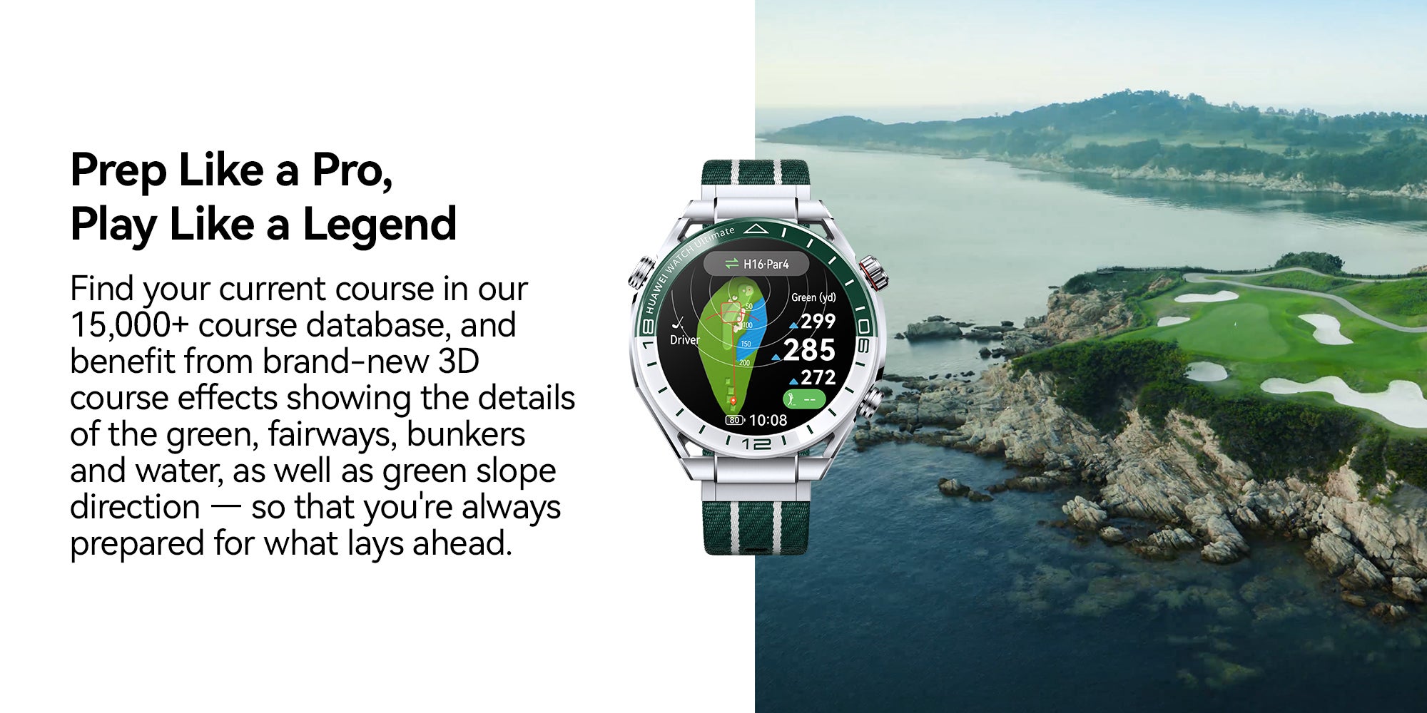 Watch Ultimate Smartwatch, Zirconium-Based Liquid Metal, Data-Driven Health Monitoring, Golf Course Mode, Offline Contour Maps, 100-Metre Water Resistance, Two-Week Battery Life, Ios & Android Green