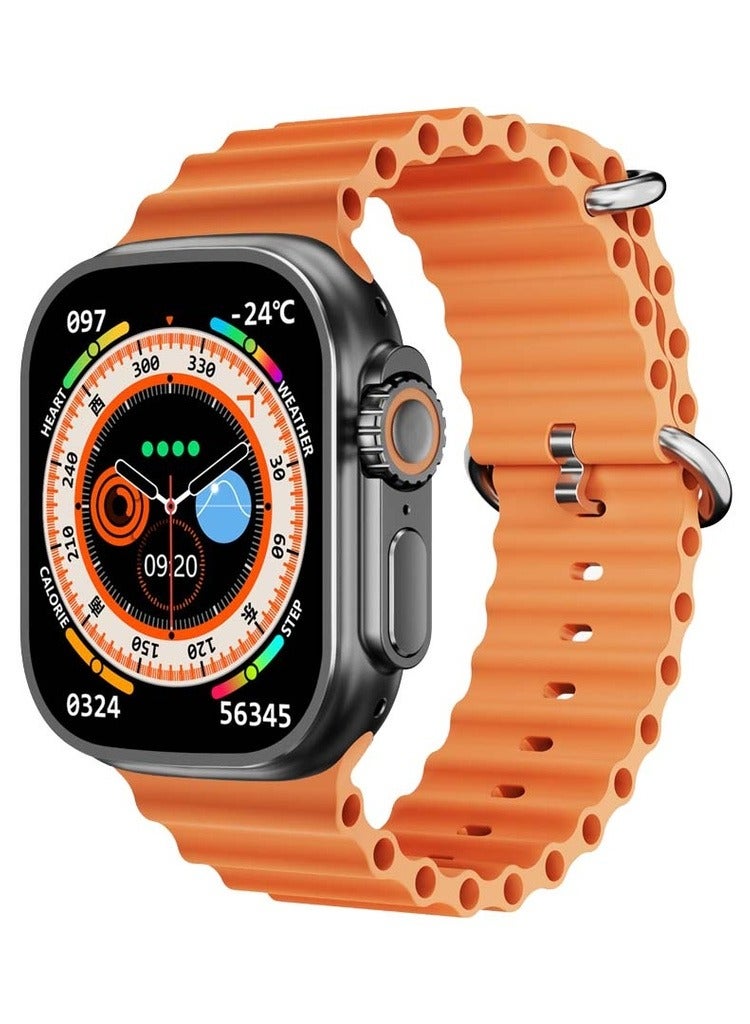 Smart Watch Ultra Ultimo 1*Alpine Band & 1*Ocean Band (Orange)