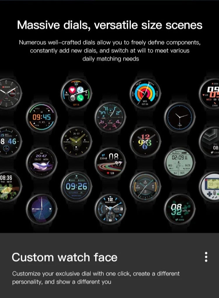 R3 PRO New CURREN fashion touch screen Smart watch For Men's & Women's