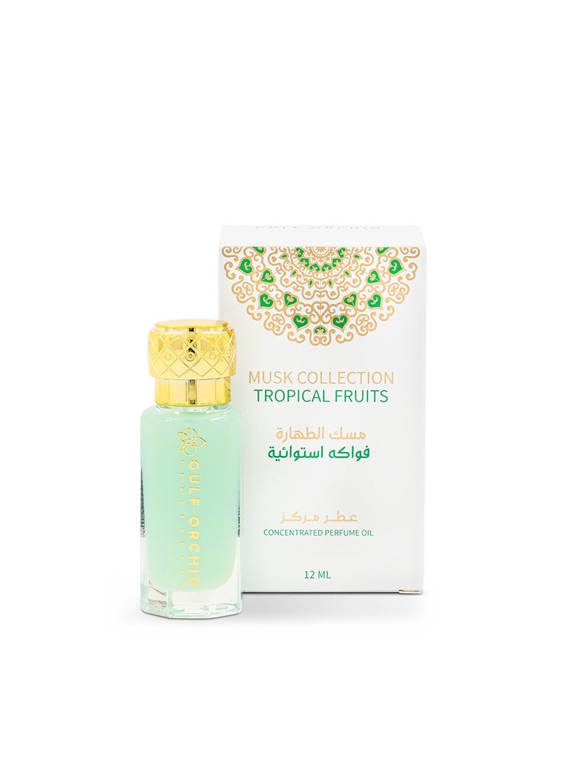 Musk Collection Tropical Fruits Perfume Gift Set Body Mist 250ml Concentrated Perfume Oil 12ml Eau De Parfum 60ml Perfumes for Men Perfume for Women