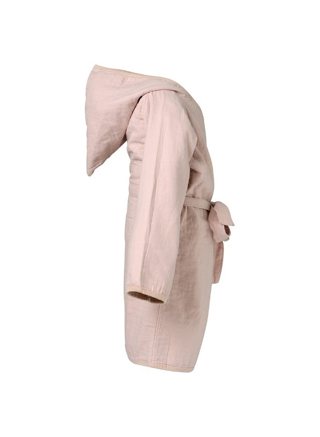 Organic Cotton Bathrobe 1218M, Peach