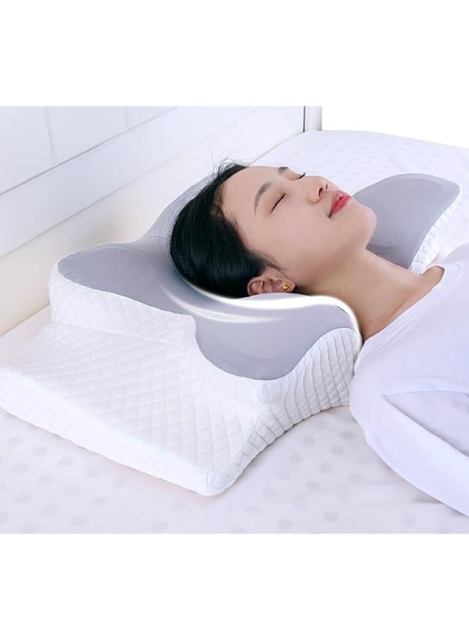 Eoptify Butterfly Shape Cervical Pillow, Orthopedic Memory Foam Pillow for Shoulder and Neck Pain, Ergonomic Design with Washable Cover for Neck Pain Relief