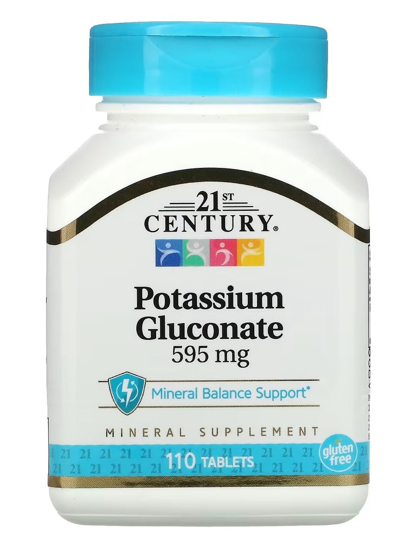 Potassium Gluconate 595 mg 110 Tablets 5 Pack