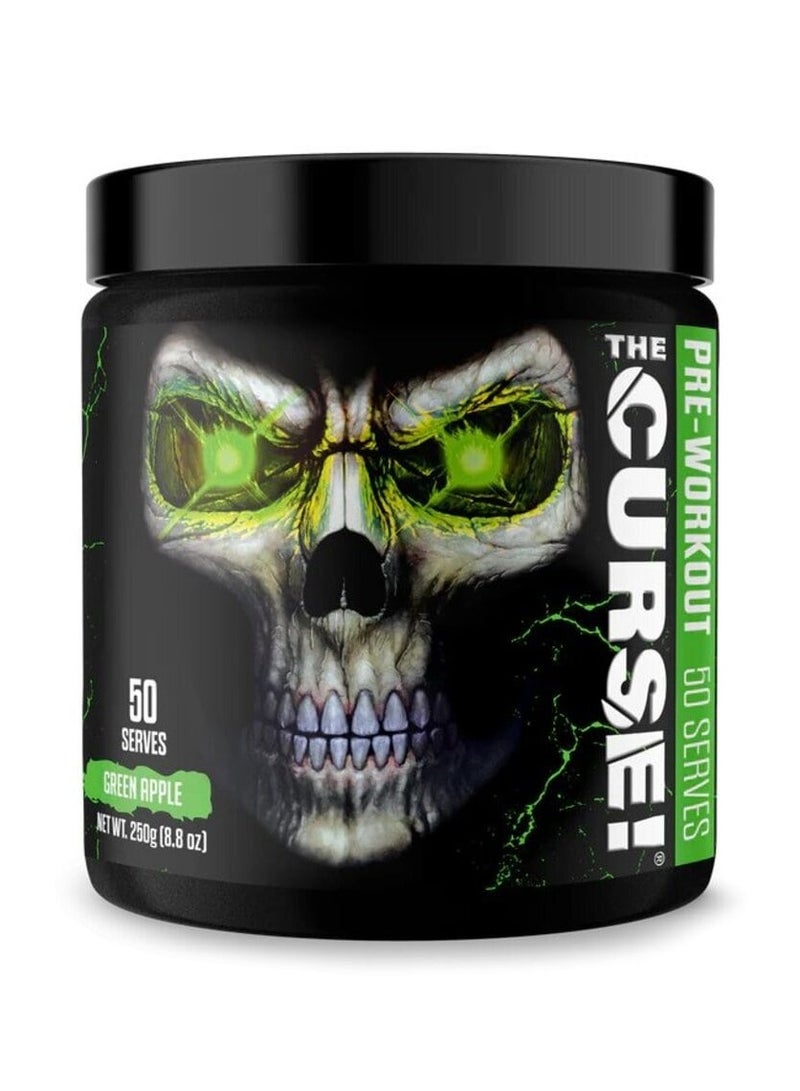 JNX Sports, Pre Workout, Green Apple, 250g, 50 Servings