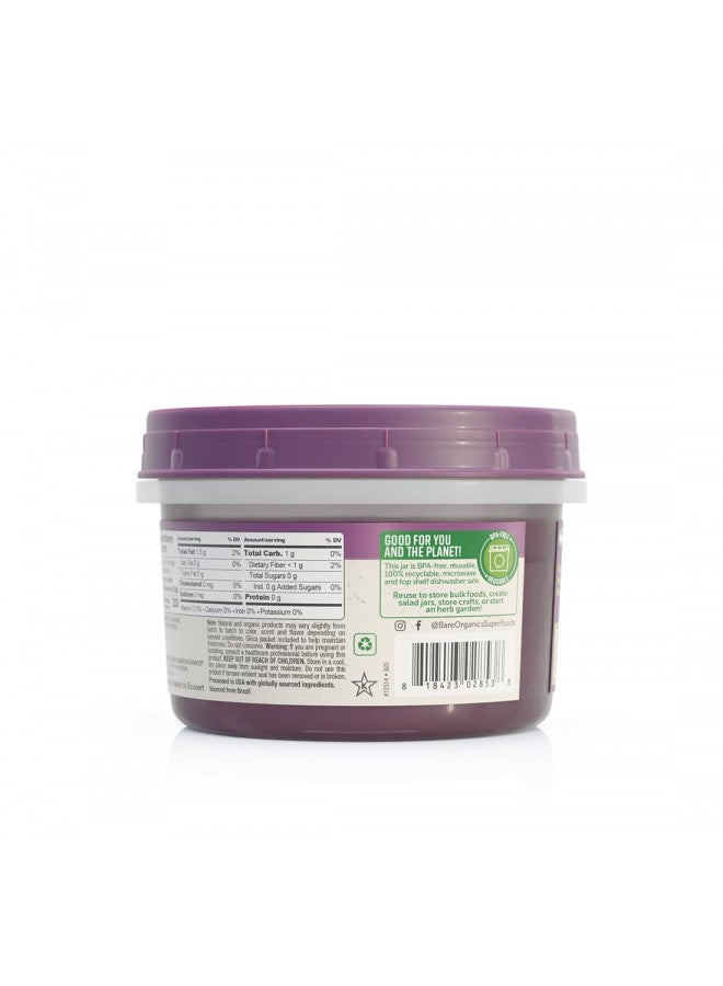 BareOrganics Acai Berry Powder, Superfood Powder, Organic Dietary Supplement, 4 Ounces