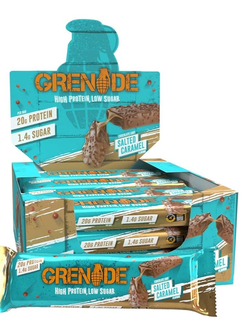 Grenade Bar Salted Caramel 12x60g