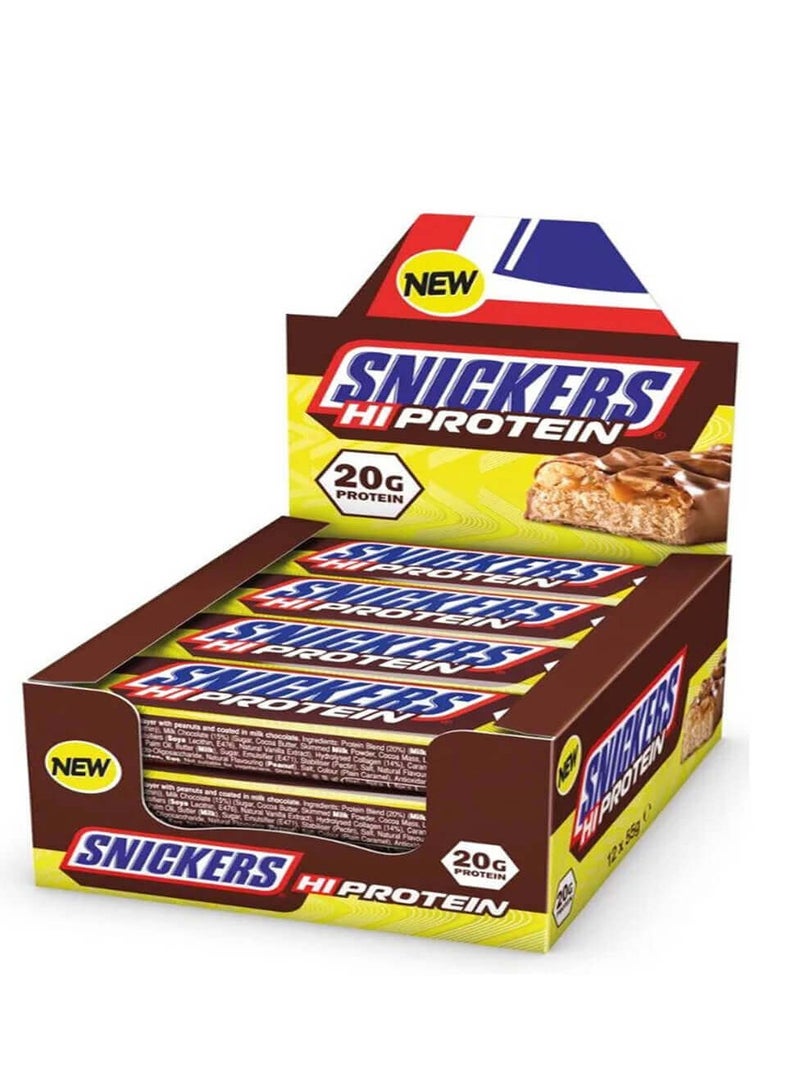 Snickers Bar Hi-Protein 12x55g